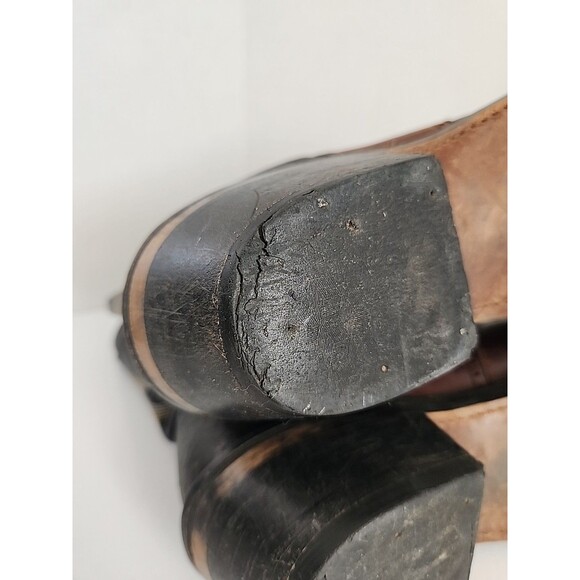 Men\'s Durango Black / Brown Leather Round Toe Western Cowboy Boots Size 11 EE main image 7